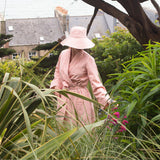 FLEUR ROBE  |  Pink Ticking