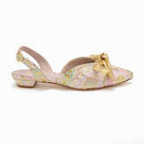 DELPHI COCKTAIL FLAT | Metallic Brocade