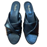 SAMPLE | VENUS MULE | Black Leather | 38, 39