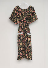 HEBE HOUSE-DRESS | 40's Floral Cotton | ONE OF A KIND