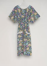 HEBE HOUSE-DRESS | 70's Floral Cotton | ONE OF A KIND