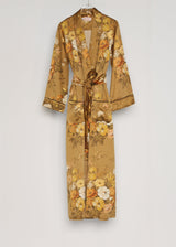 FLEUR ROBE | 80's Ochre Chintz | ONE OF A KIND