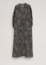 AMARYLLIS KAFTAN | 80's Daisy Crepe | ONE OF A KIND MAXI