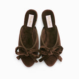 DAPHNE SLIPPER | Chocolate Velvet