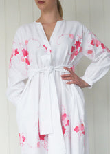 AMARYLLIS KAFTAN SHORT | Vintage Floral Linen