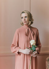 AMARYLLIS KAFTAN | Peach Crepe | S/M
