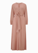 AMARYLLIS KAFTAN | Peach Crepe | S/M