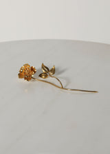 OBJET TROUVÉ | 30’s GOLD-PLATED FLOWER STEM