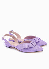 BELLE COCKTAIL FLAT | Lavender Moiré