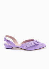BELLE COCKTAIL FLAT | Lavender Moiré