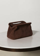 MACRAMÉ CLUTCH | Chocolate Brown | PRE-ORDER