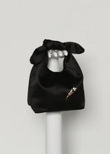COCKTAIL BAG | Black Satin