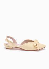 DELPHI COCKTAIL FLAT | Raffia | LIMITED EDITION