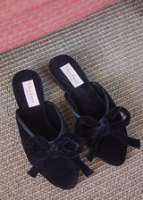 DAPHNE SLIPPER | Black Velvet