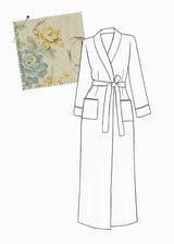 FLEUR ROBE | 90's Floral & Ribbons Silk | COMING SOON
