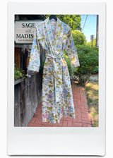 FLEUR ROBE | 70's Cotton Chintz | ONE OF A KIND
