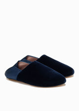 WILLOW BABOUCHE | Navy Velvet