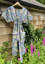 HEBE HOUSE-DRESS | 70's Floral Cotton | ONE OF A KIND