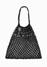 MACRAMÉ BAG | Black