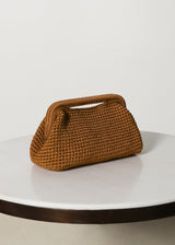 MACRAMÉ CLUTCH | Ochre Yellow | PRE-ORDER