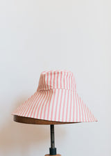 GARDEN HAT | EXTRA SUNNY | Pink Ticking