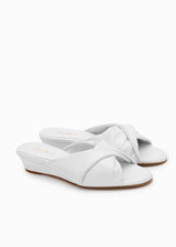 VENUS MULE | White Leather