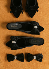 BESPOKE BOWS | DAHLIA | Black Velvet