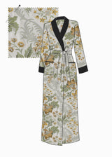 COCKTAIL ROBE | 60's Floral Jacquard | PRE-ORDER