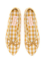PEONY BALLET SLIPPER | Marigold Gingham