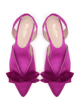 DELPHI COCKTAIL FLAT | Berry Satin