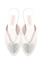 LUPIN SLIPPER | Oyster Satin