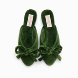 DAPHNE SLIPPER | Lime Velvet