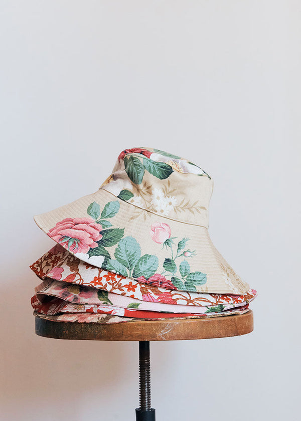 GARDEN HAT | 60's Sanderson Chintz | ONE OF A KIND