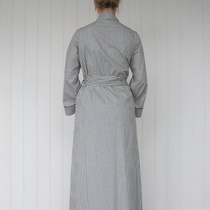 FLEUR ROBE  |  NAVY STRIPE