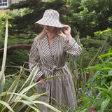 GARDEN HAT (EXTRA SUNNY) | BLACK TICKING