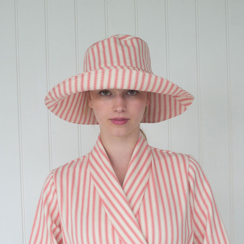 GARDEN HAT (EXTRA SUNNY) | PINK TICKING