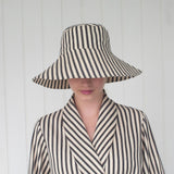 GARDEN HAT (EXTRA SUNNY) | BLACK TICKING