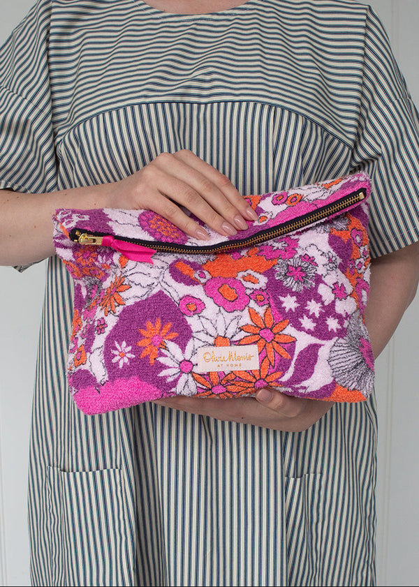 COSMOS POCHETTE | 70's Floral Terry