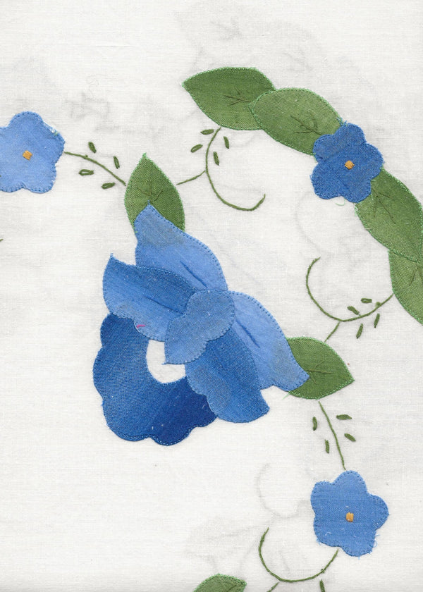 HEBE HOUSE DRESS | Vintage Floral Linen | ONE OF A KIND