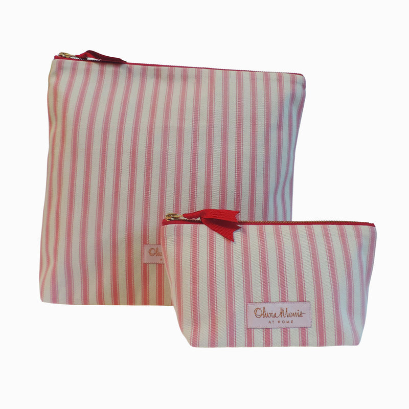 POCHETTE SET | PINK TICKING