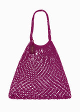 MACRAMÉ BAG  |  Raspberry Pink