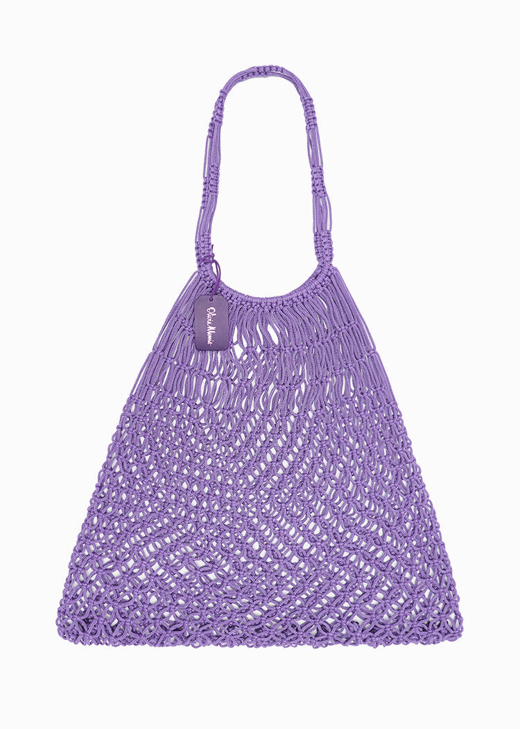 MACRAMÉ BAG  |  Lavender Purple