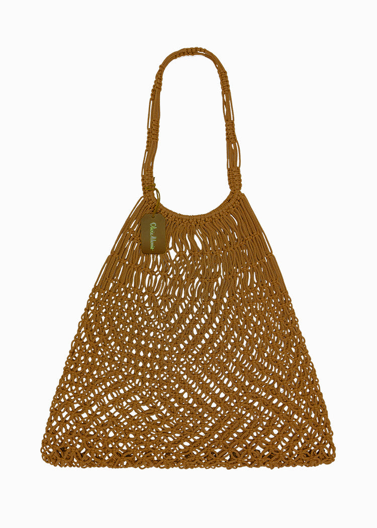 MACRAMÉ BAG  |  Ochre Yellow