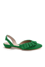 BELLE COCKTAIL FLAT  |  Emerald Moiré  |  PRE-ORDER