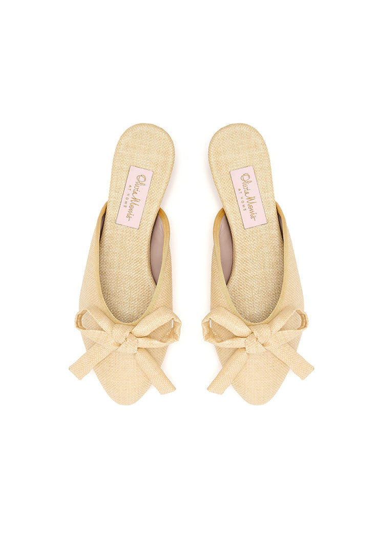 DAPHNE SLIPPER  |  Raffia