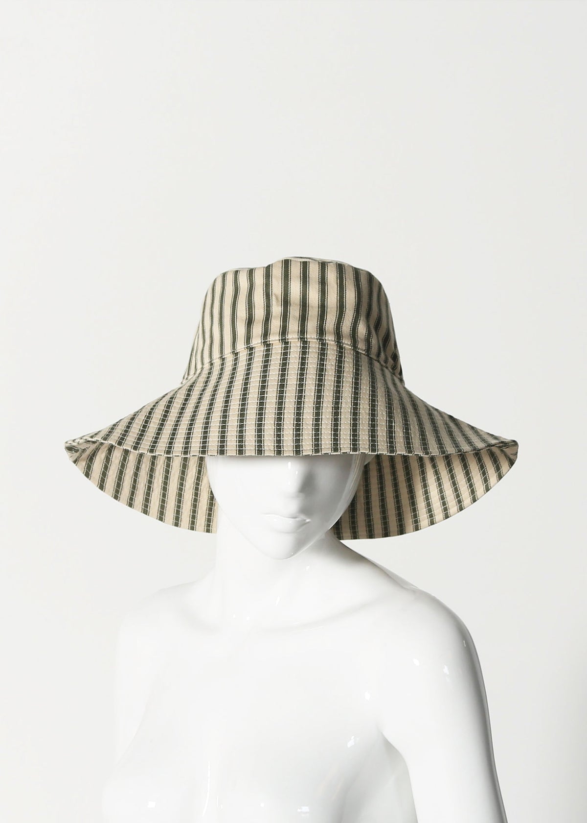 GARDEN HAT  |  Olive Ticking