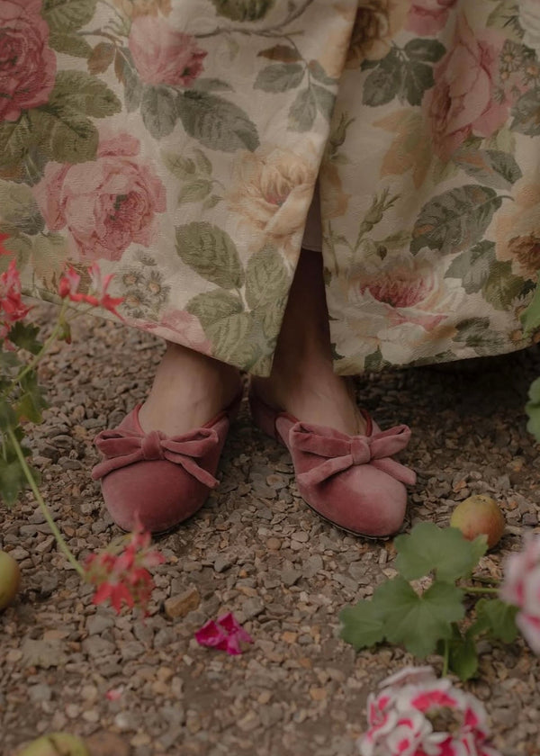DAPHNE SLIPPER  |  Rose Velvet