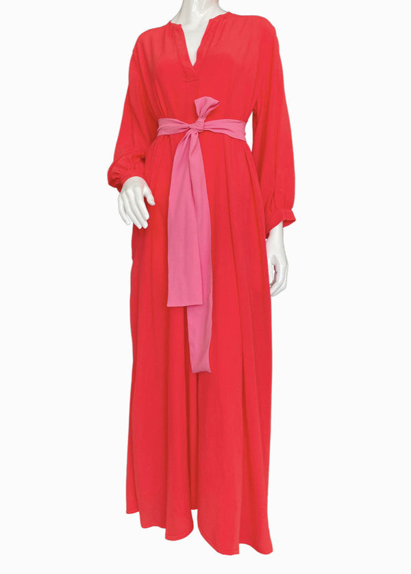 AMARYLLIS KAFTAN  |  Coral Crepe
