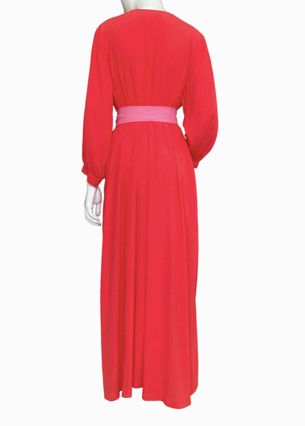 AMARYLLIS KAFTAN  |  Coral Crepe
