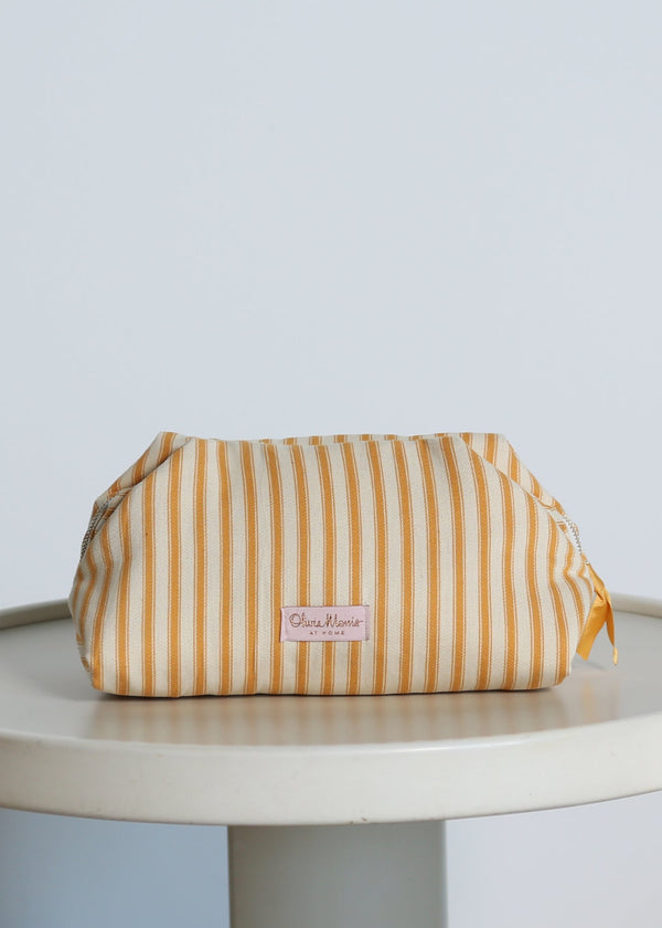 VANITY BAG  |  Mustard Ticking